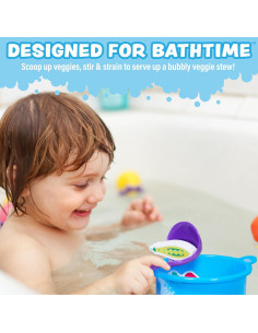 Juguete de Baño Tub Works Sopa de Verduras 13 Piezas 2