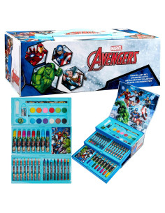Estuche de Arte Marvel para Niños - Kit de 12 Piezas