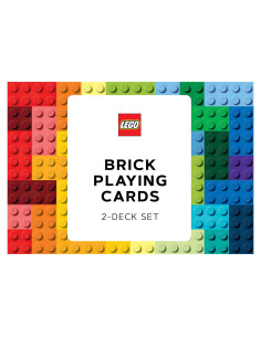 Cartas de Juego LEGO Brick - 2 Barajas de 54 Cartas