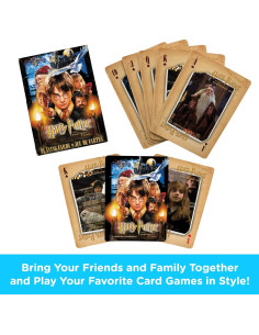 Baraja de Cartas Harry Potter AQUARIUS - Piedra Filosofal 54 Cartas 2