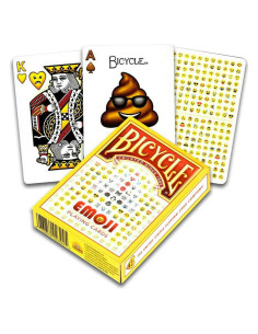 Baraja de Póker Bicycle Emoji - 54 Cartas Estándar 62.5x88mm