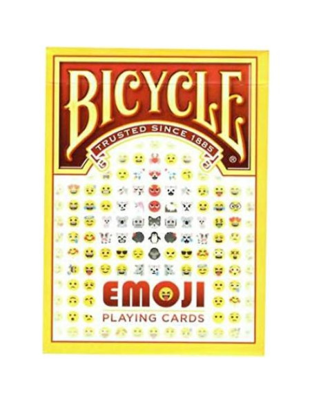 Baraja de Póker Bicycle Emoji - 54 Cartas Estándar 62.5x88mm