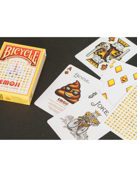 Baraja de Póker Bicycle Emoji - 54 Cartas Estándar 62.5x88mm