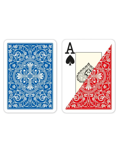 Barajas de Jugar de Plástico Da Vinci Set de 2 Jumbo