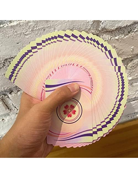 Baraja de Cartas Cherry Blossoms Qianben 56 Piezas PVC Impermeable