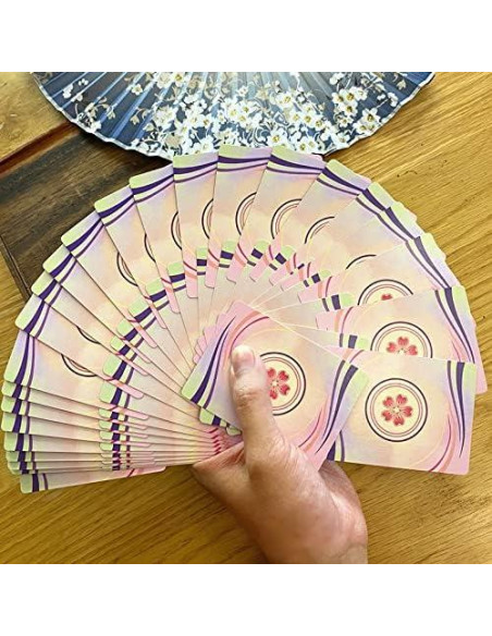 Baraja de Cartas Cherry Blossoms Qianben 56 Piezas PVC Impermeable