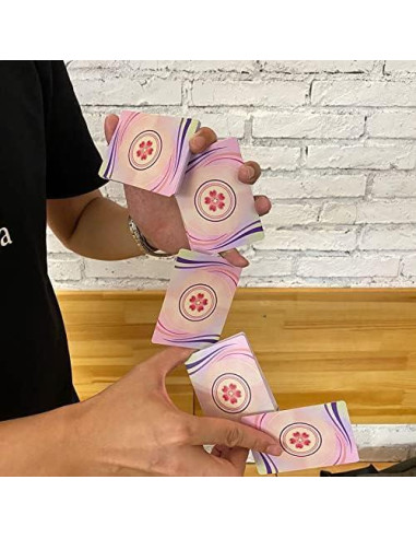 Baraja de Cartas Cherry Blossoms Qianben 56 Piezas PVC Impermeable