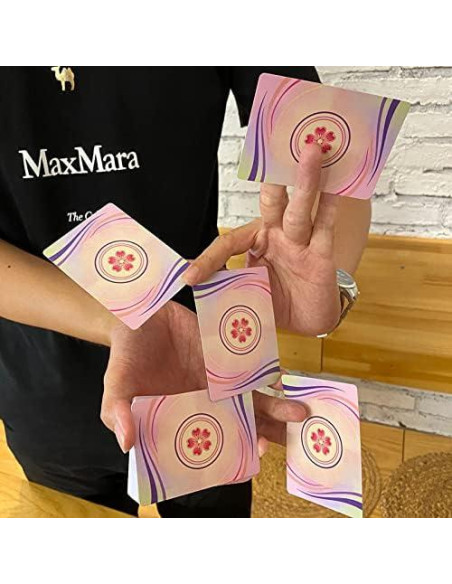 Baraja de Cartas Cherry Blossoms Qianben 56 Piezas PVC Impermeable