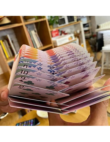 Baraja de Cartas Cherry Blossoms Qianben 56 Piezas PVC Impermeable