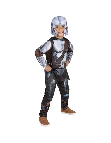 Disfraz Mandalorian para Niños 3T-4T - Star Wars Licencia Oficial