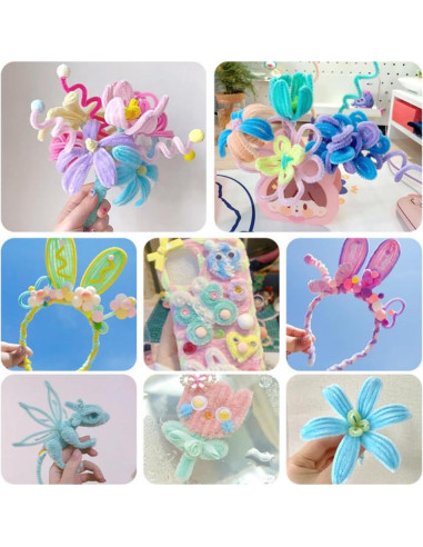 300 Limpiapipas Chenille Pastel RSACCSKY 30.48cm 6mm