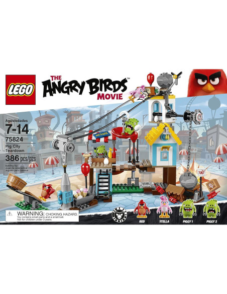 LEGO Angry Birds 75824 Ciudad de los Cerditos 21cm