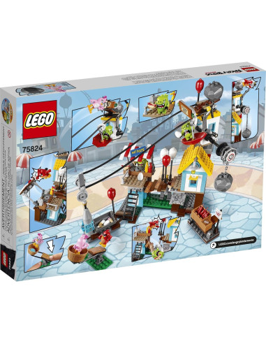 LEGO Angry Birds 75824 Ciudad de los Cerditos 21cm