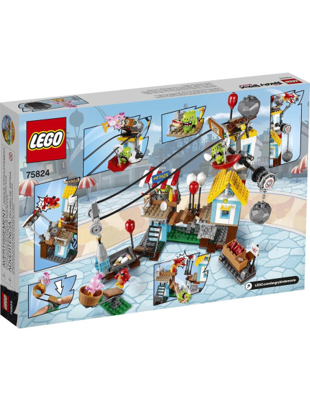 LEGO Angry Birds 75824 Ciudad de los Cerditos 21cm