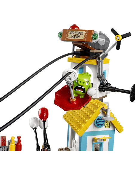 LEGO Angry Birds 75824 Ciudad de los Cerditos 21cm