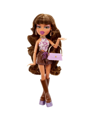 Muñeca Bratz Alwayz Yasmin con 10 Accesorios y Póster