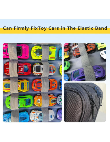 Estuche de Almacenamiento Hot Wheels 96 Coches Negro