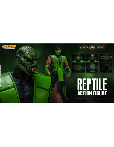 Figura de acción Reptile Mortal Kombat Storm Collectibles 20 cm
