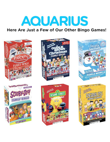 Juego de Bingo Scooby-Doo Aquarius para 2-4 Jugadores