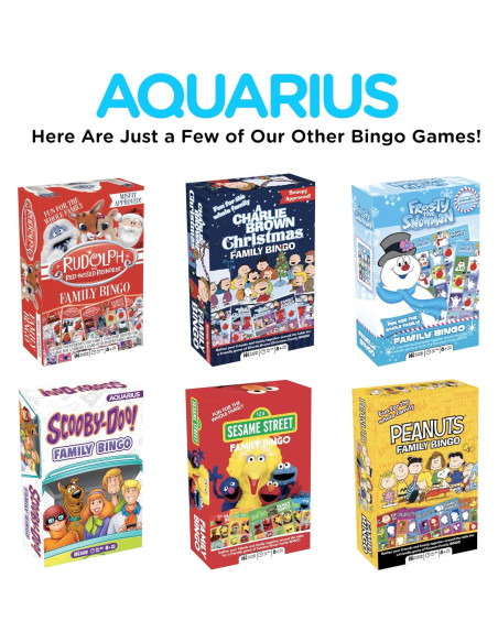 Juego de Bingo Scooby-Doo Aquarius para 2-4 Jugadores