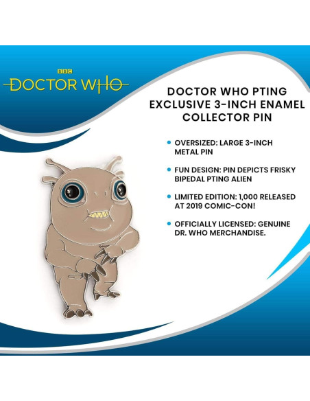Pin de Coleccionista Pting Doctor Who - Edición Limitada 7.62 cm