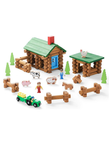 Juego de Cabaña de Madera SainSmart Jr. 122 PCS STEM para Niños