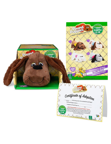 Pound Puppies Peluche Ecológico Marrón 43x30cm - Basic Fun
