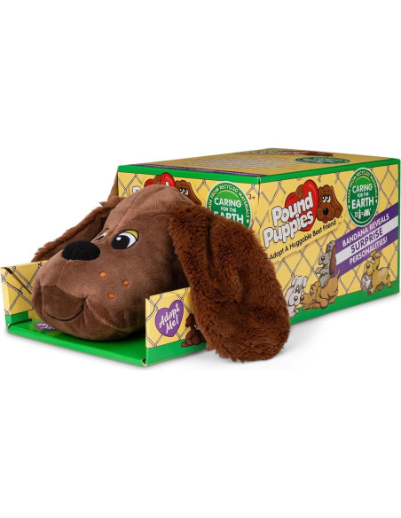 Pound Puppies Peluche Ecológico Marrón 43x30cm - Basic Fun