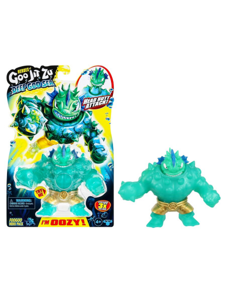 Héroe de Goo Jit Zu Foogoo del Profundo Mar - Juguete Pegajoso