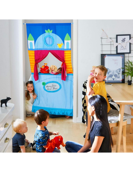 Teatro de Marionetas en la Puerta HABA - Ideal para Niños 18 meses a 6 años