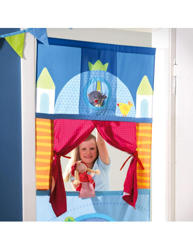 Teatro de Marionetas en la Puerta HABA - Ideal para Niños 18 meses a 6 años