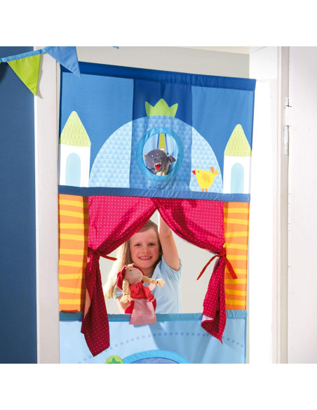 Teatro de Marionetas en la Puerta HABA - Ideal para Niños 18 meses a 6 años