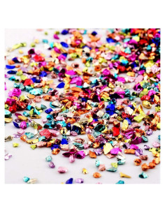 Chips de Vidrio Triturado Cmidy Multicolor 100g 2-4mm Manualidades