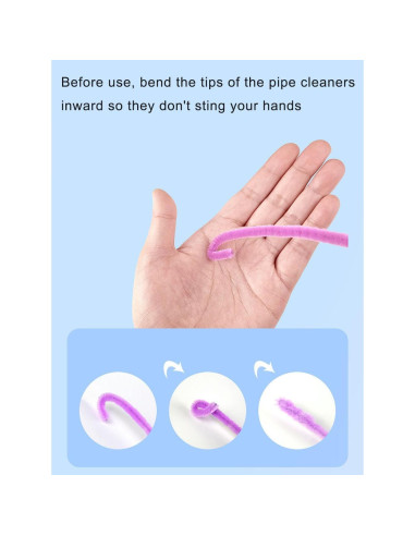 Limpiapipas Verdes Chenille 100 Piezas 30 cm para Manualidades