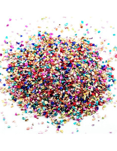 Chips de Vidrio Triturado Cmidy Multicolor 100g 2-4mm Manualidades 2