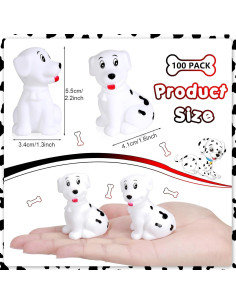 Juguetes de baño de goma Poen - 50 figuras dálmata 5.5 cm 2