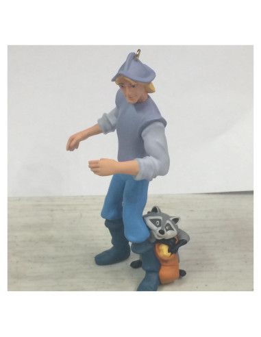 Adorno Hallmark Pocahontas 1995 John Smith y Meeko