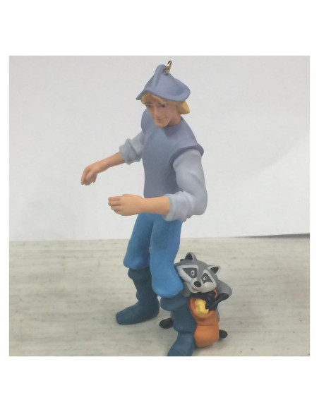 Adorno Hallmark Pocahontas 1995 John Smith y Meeko