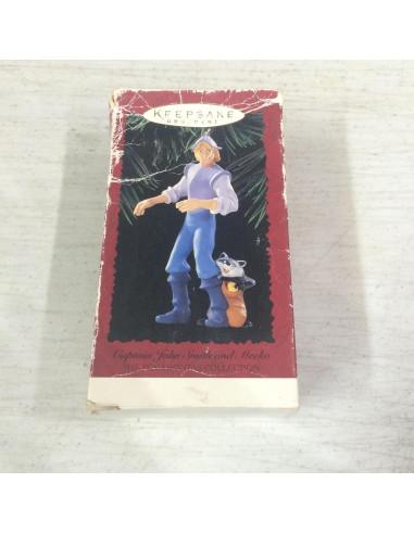 Adorno Hallmark Pocahontas 1995 John Smith y Meeko