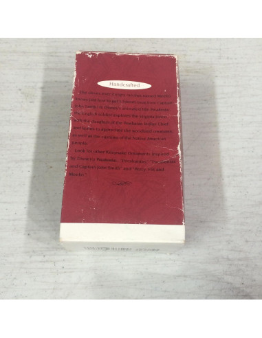 Adorno Hallmark Pocahontas 1995 John Smith y Meeko