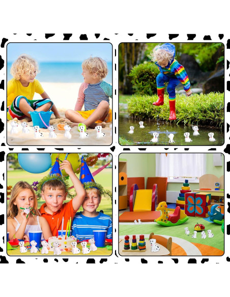 Juguetes de baño de goma Poen - 50 figuras dálmata 5.5 cm