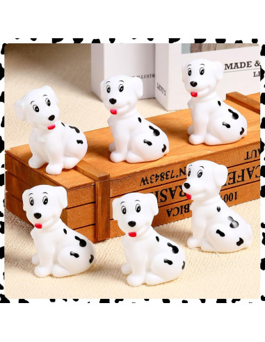 Juguetes de baño de goma Poen - 50 figuras dálmata 5.5 cm