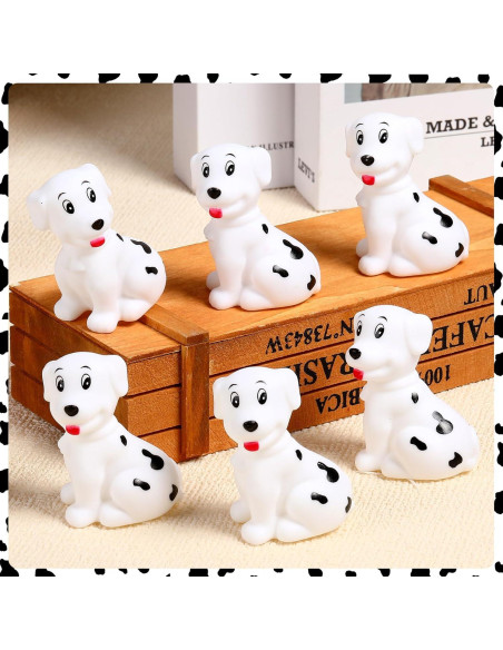 Juguetes de baño de goma Poen - 50 figuras dálmata 5.5 cm