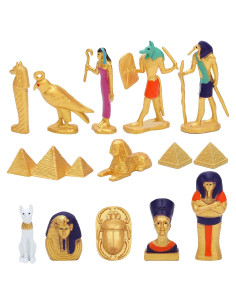 Conjunto de 14 Figuras Egipcias ONEST para Niños