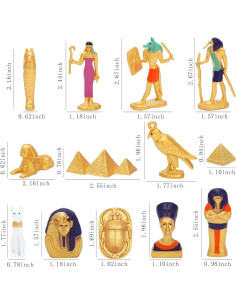Conjunto de 14 Figuras Egipcias ONEST para Niños 2
