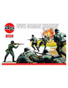 Figuras de Plástico Airfix 1:32 Infantería Alemana WWII