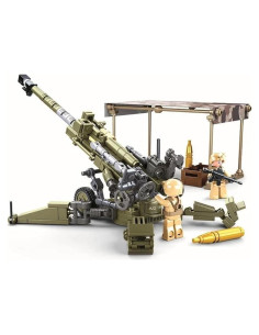 Set de Construcción Militar General Jim 155mm Artillería 258 Piezas