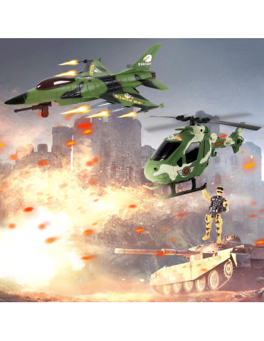 Juguete Submarino de Soldados de Ejército deAO - 7 Figuras