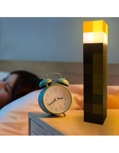 Lámpara de antorcha LED Genyerl 27.94 cm recargable USB 4 colores