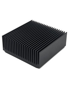 Disipador de Aluminio 69x69x27mm Awxlumv 22 Aletas Negro